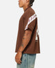 Mitchell & Ness Las Vegas Raiders Beastmode Boxy Mesh T-Shirt Chocolate Brown