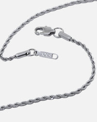 NXS Burning Heart Necklace White Gold