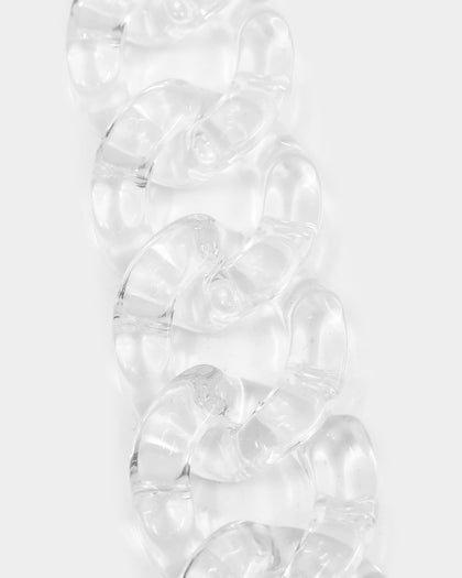 Vitaly Unisex Static Bracelet Clear/Stainless Steel