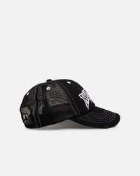 X-Large LA Star Low Profile Trucker Snapback Black