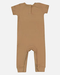Nike Infants' Rib Knit Romper and Socks Set Brown