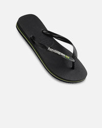 Havaianas Top Brazil Logo Thongs Black
