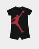 Jordan Infants' Jumpman Knit Romper Black