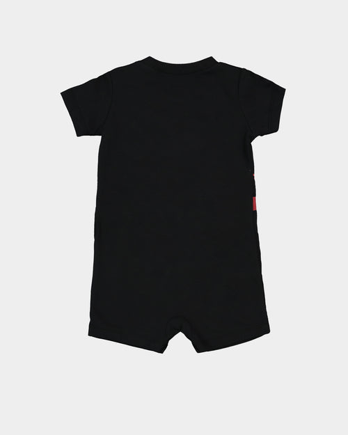 Jordan Infants' Jumpman Knit Romper Black