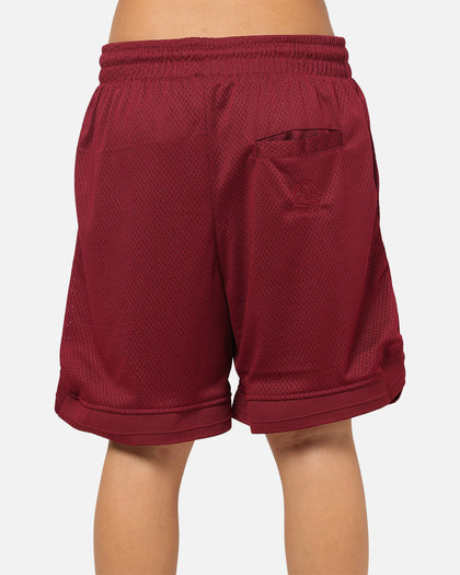 Bleacher Athletic Brisbane Broncos NRL Adult Basketball Shorts Maroon