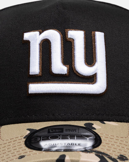 New Era New York Giants "NFL 26 AU Two Tone" 9Forty A-Frame Snapback Black/Camo