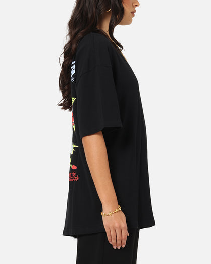Ed Hardy Death & Bloom T-Shirt Black