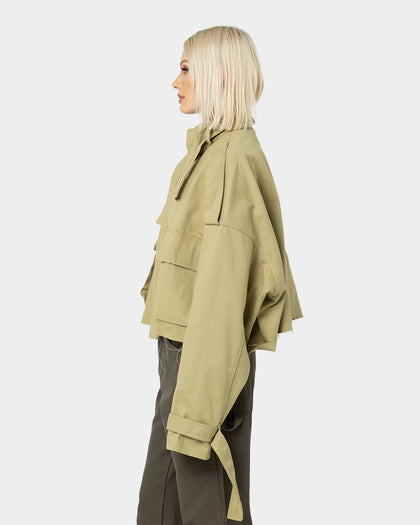 MNML Cropped M65 Jacket Khaki