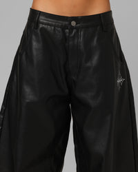Loiter F-16 Balloon Jeans Black Wax