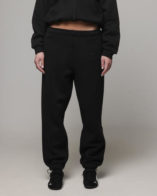 American Thrift Women's Cuffed Trackpants Black