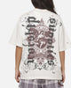 Worship Restraint Box Crop Reverse T-Shirt Coconut Milk