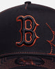 New Era Boston Red Sox 'Spider Web' 9FORTY A-Frame Snapback Black/Orange