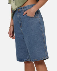 Carre Solace Baggy Jorts Mid Blue