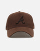 New Era Atlanta Braves 'Waxed Canvas QS' 59FORTY A-Frame Fitted Brown