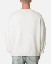 MNML Varsity Knit Sweater Off White