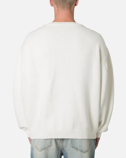 MNML Varsity Knit Sweater Off White