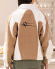 Loiter Spire Fleece Jacket Dark Tan/Ecru