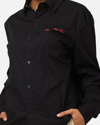 Carre Dice Club Long Sleeve Button Up Shirt Black