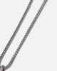Guess Mainline 26" 4G Rebel Charm Necklace Silver