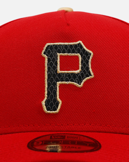 New Era Pittsburgh Pirates 'Year Of The Snake' 9FORTY A-Frame Snapback Red/Gold