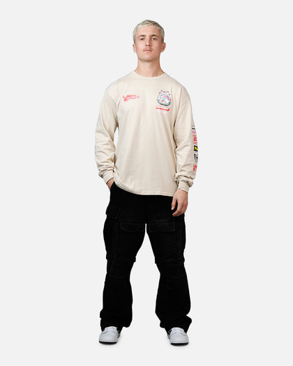 Playboy Sponsors Long Sleeve T-Shirt Sand