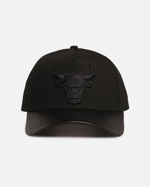 New Era Chicago Bulls 'Canvas Leather' 9FORTY A-Frame Snapback Black