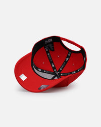 New Era Atlanta Hawks 'Upside Down NBA' 9FORTY A-Frame Snapback Red