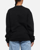 S Double Shawn Script Crewneck Black