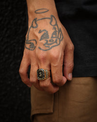 Saint Morta FK YVES Championship Ring Gold/Black