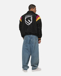 Bleacher Athletic Brisbane Broncos NRL Legacy Baseball Jacket Black