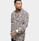 Saint Morta Paisley Skulls Long Sleeve Button Up Shirt Vintage Brown