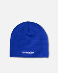 Mitchell & Ness New York Knicks Outer Limits Skull Beanie Blue