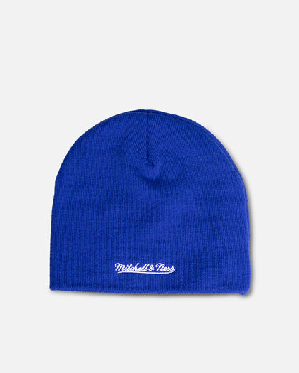 Mitchell & Ness New York Knicks Outer Limits Skull Beanie Blue