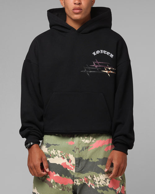 Loiter Star Global Hoodie Black