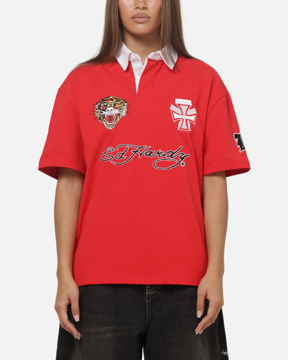 Loiter Hardy League Polo T-Shirt Red