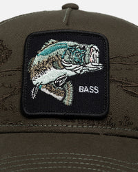 Goorin Bros Badlands Bass Snapback Olive