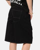 S Double Denim Standard Shorts Black Rinse