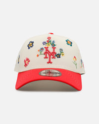 New Era New York Mets Summer Flowers 3.0 9FORTY A-Frame Snapback Pink