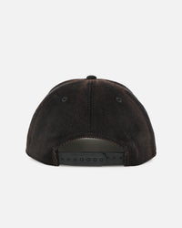 New Era New Zealand Warriors 'NRL Golfer Washed Black' Pre-Curved Corduroy Golfer Snapback Washed Black