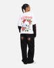 Ed Hardy Skull Layered Long Sleeve T-Shirt White