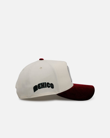 New Era Mexico National Baseball Team 'Velvet Roses' 9FORTY A-Frame Snapback Chrome
