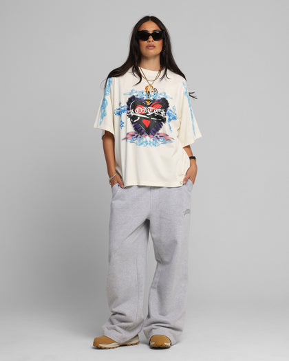 Loiter Hearts T-Shirt Off White