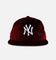 New Era New York Yankees 'Velvet Roses' 59FIFTY Fitted Maroon