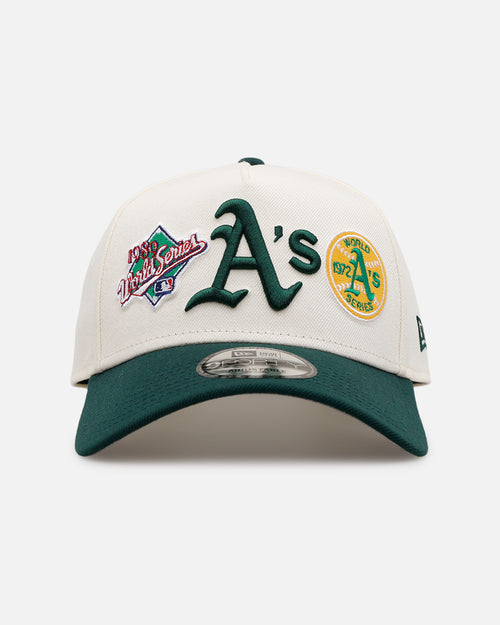 New Era Oakland Athletics 'World Series Logo' 9FORTY A-Frame Snapback Chrome