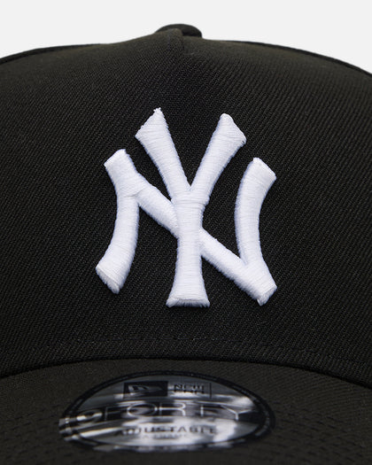 New Era New York Yankees 'Easy Black and White' 9FORTY A-Frame Snapback Black/White