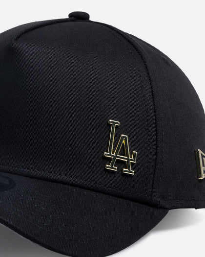 New Era Los Angeles Dodgers 'Flawless Gold 10 Year Anniversary' 9FORTY A-Frame Snapback Black