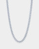 Saint Morta 5mm Cuban Chain White Gold