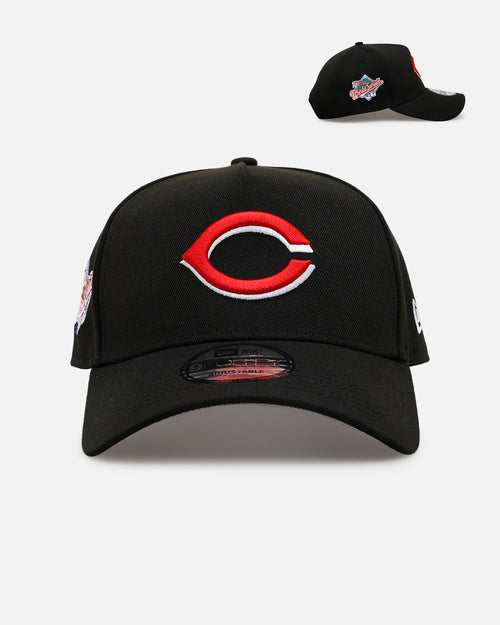 New Era Cincinnati Reds 'Black And Team Color' 9FORTY A-Frame Snapback Black/Official Team Color