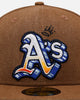 New Era Oakland Athletics 'Scribble' 59FIFTY Fitted Brown