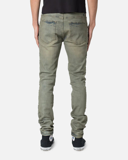 MNML X620 Studded Skinny Denim Jean Blue